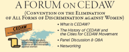 Rochester Announces Forum on CEDAW Oct. 29