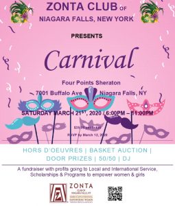 Niagara Falls, NY Carnival Fundraiser Poster