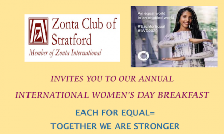 ZC of Stratford Invites You to IWD Breakfast Mar. 6th